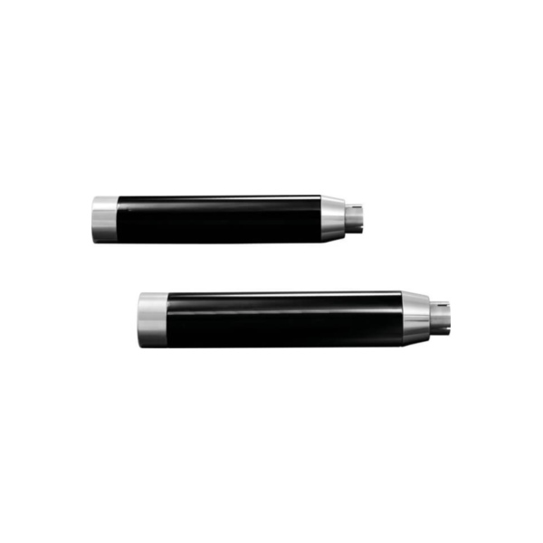 Auspuff HIGHWAY HAWK Endschalldämpfer Straight cut für Victory, schwarz HH659-1303