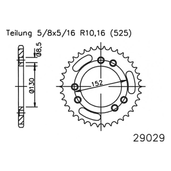 ESJOT Sprocket, 41 teeth 92-29029-41