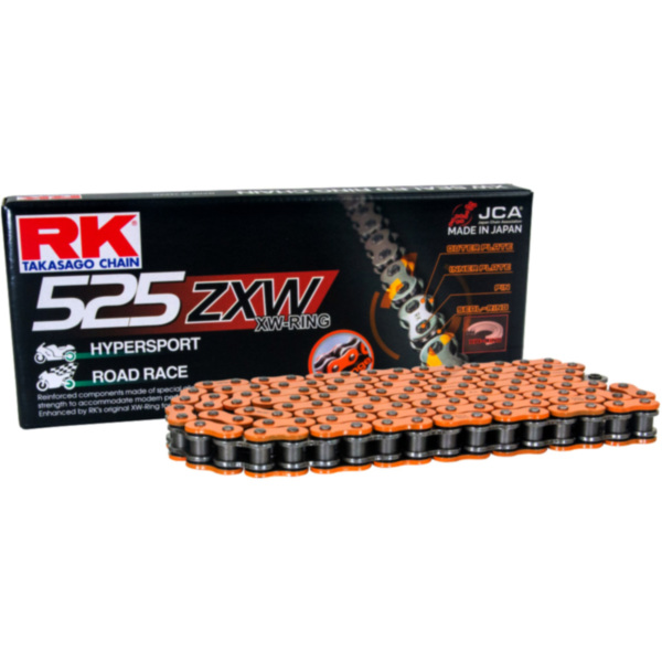 RK XW RING CHAIN ORANGE 525ZXW/120