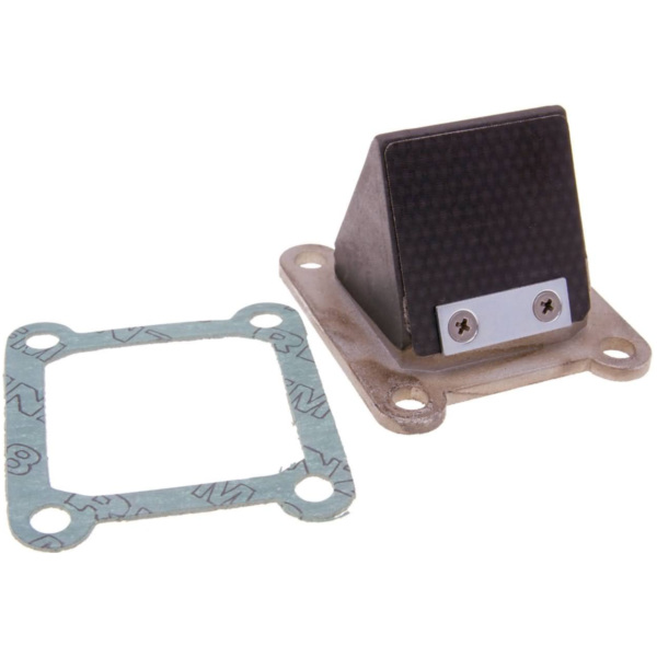 Membranblock Polini für Membran Ansaugstutzen für Piaggio Ape 50 FL, FL2, FL3, RST Mix 144.405.003