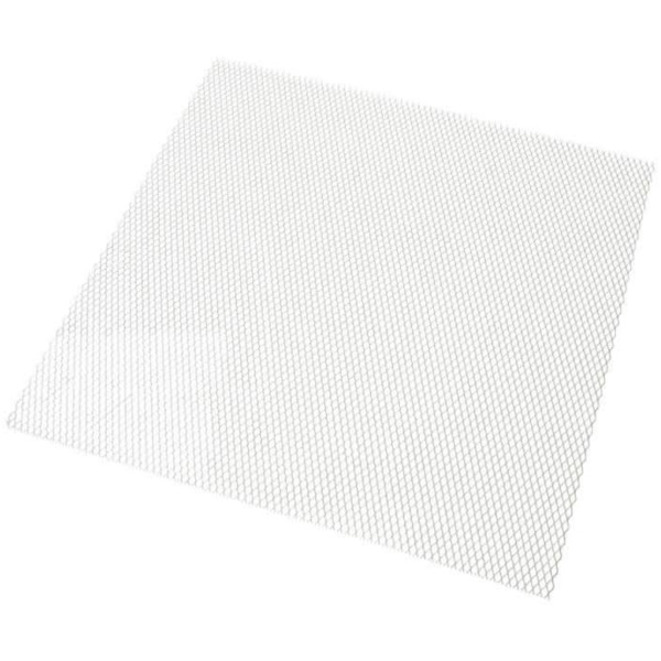 racing grill mesh 30cm x 30cm fine silver 14900