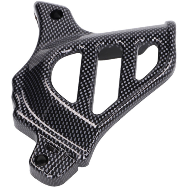 front sprocket cover carbon look for Minarelli AM, Generic, KSR-Moto, Keeway, Motobi, Ride, 1E40MA, 1E40MB 15962