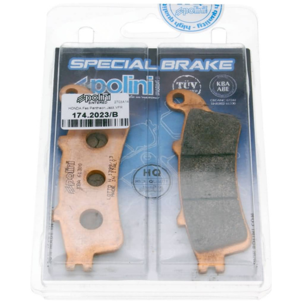 brake pads Polini sintered for Honda Pantheon, Foresight, Forza, Jazz 174.2023/B