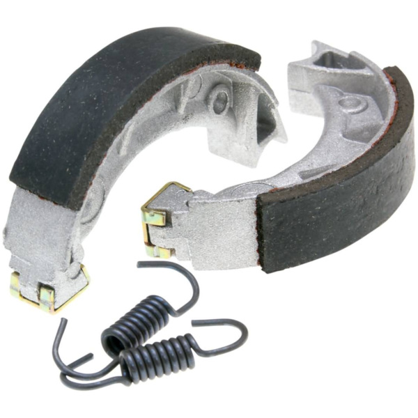 brake shoe set Polini 90x18mm w/ springs for drum brake for Piaggio / Vespa Ciao, Bravo, Grillo, SI, Vespino 176.0151