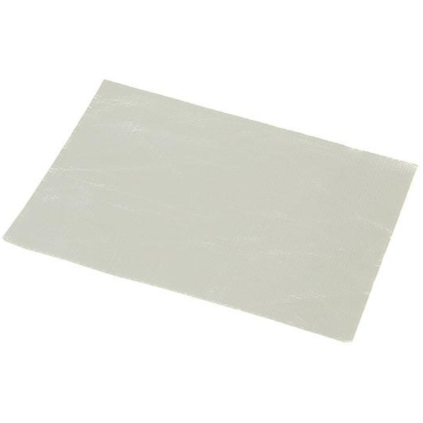 adhesive aluminized fiberglass cloth heat barrier / protection tape 0.80x140x195mm 19017