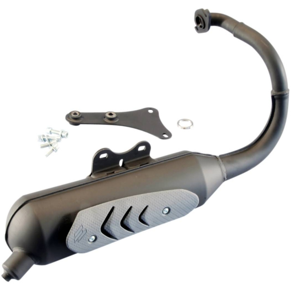 exhaust Polini for Peugeot vertical for attachment to the crankcase (S1A) 200.0316 fitting for Peugeot Speedake  50 FE053-DE 2000, 
