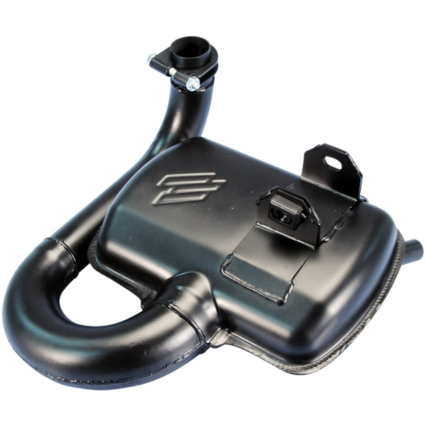 Schalldämpfer exhaust Polini Road Box for LML Star Deluxe, for: Vespa PX 125, 150 2T (125-177c