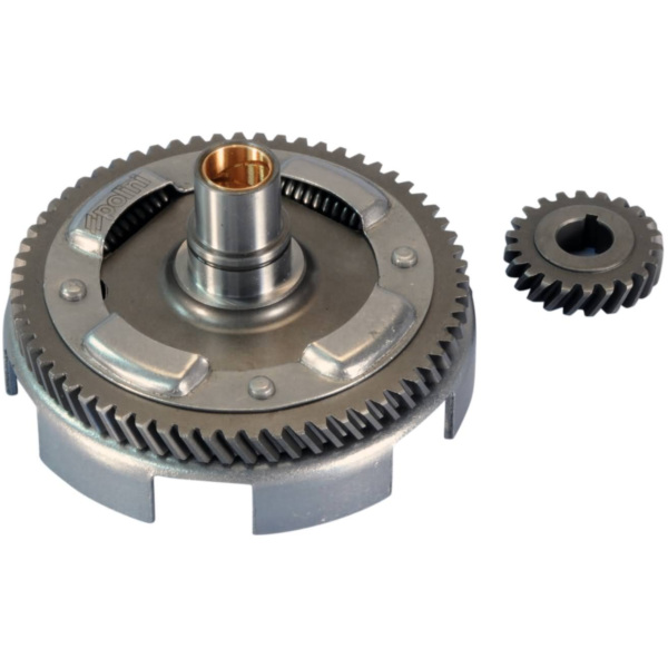 primary transmission gear up kit with clutch basket Polini 22/63 for Vespa PK, Special, XL 75, 100 202.1219 fitting for Vespa PK  50 V5X3T 1994, 2,7 PS, 2 kw