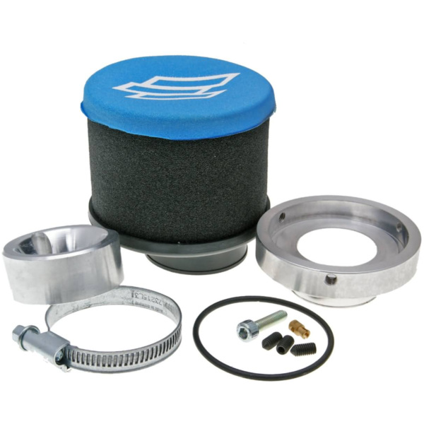 Lufi Luftfilter Kit Polini für Vespa PX 200 mit Dellorto SI 24/24 E Vergaser 203.0152 passend für Vespa Cosa E-Starter 200 VSR1T 1990, 12/10 PS, 9/7,4 kw