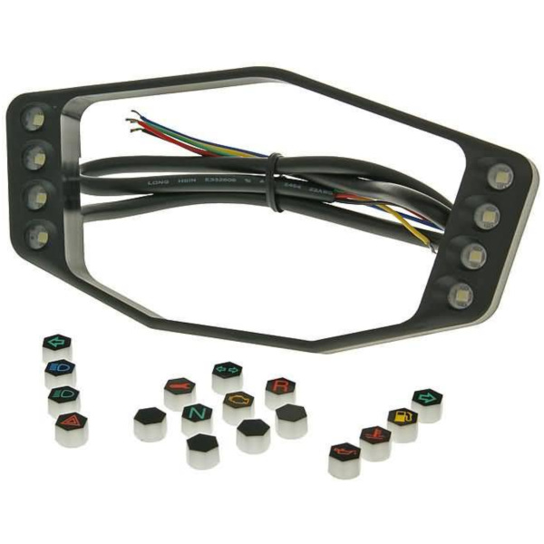 Cockpit Signalleuchtenkit Koso für DB-02 und DB-02R Multifunktions-Tachometer 20418