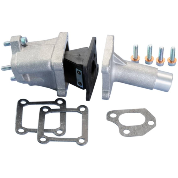 intake manifold Polini reed block 19/23mm for Piaggio Ape 50 FL, FL2, FL3, RST Mix w/ SHBC 19.19 carburetor 215.0271