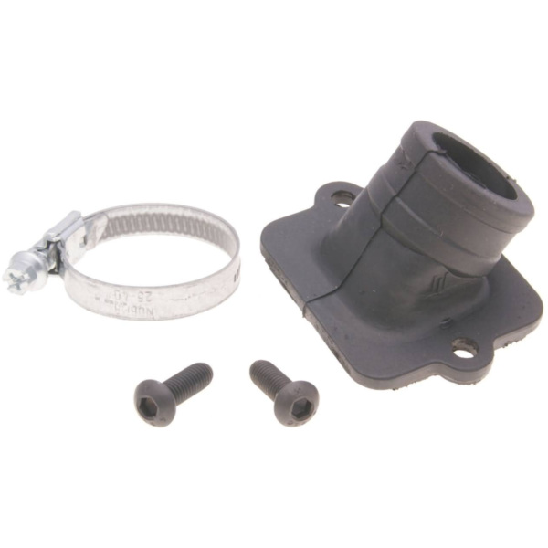 Flansch Ansaugstutzen Polini 19/24mm für Piaggio 50 2T 215.0405 passend für Aprilia SR Ditech Street 50 TE000 2005, 5,4 PS, 4 kw