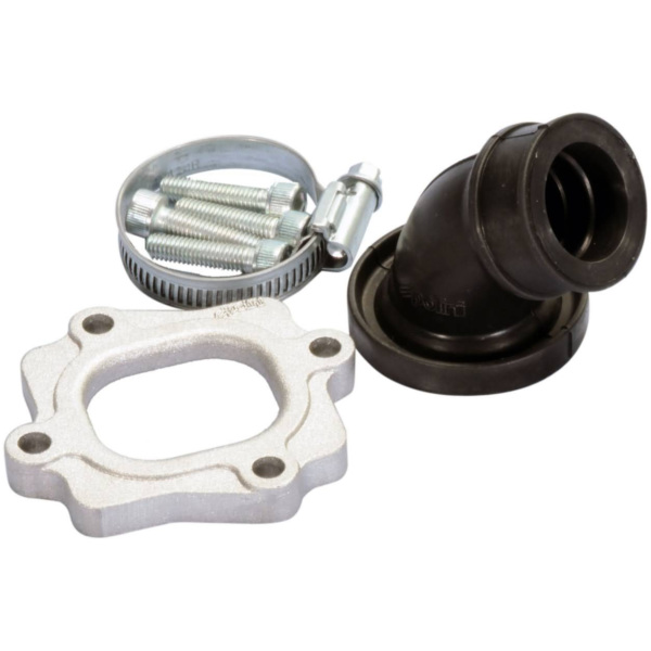 intake manifold Polini 360 21/25mm for Minarelli horizontal w/ 15-21mm CP, 19-21mm PHBG carburetor 215.0425