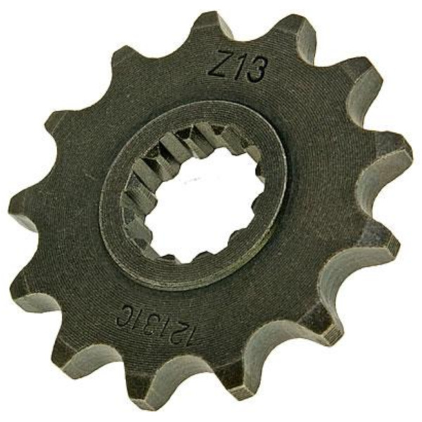 front sprocket 420 - 13 teeth for Minarelli AM, Generic, for: KSR-Moto, Keeway, Motobi, Ride, 1E40MA, 1E40MB 22091 fitting for MBK X-Limit SM AM6 Moric 50  2007-2009, 