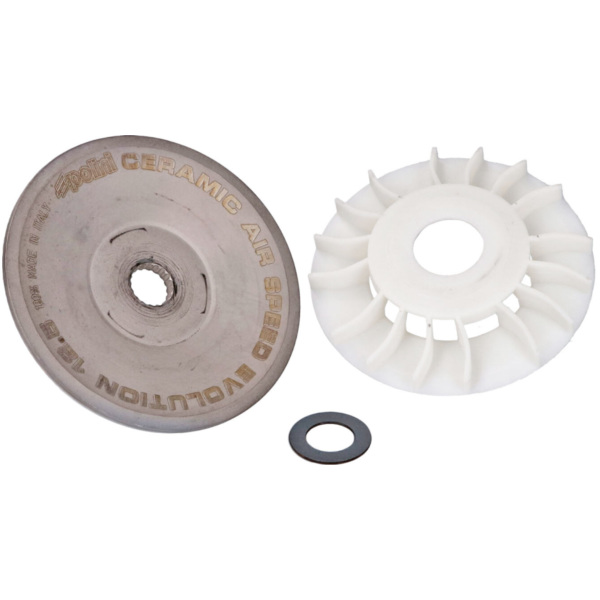 half pulley Polini Ceramic Air Speed ??Evolution 12.5° for Piaggio 244.0127 fitting for Aprilia SR Ditech Sport 50 RLD10 2004, 4,5 PS, 3,3 kw
