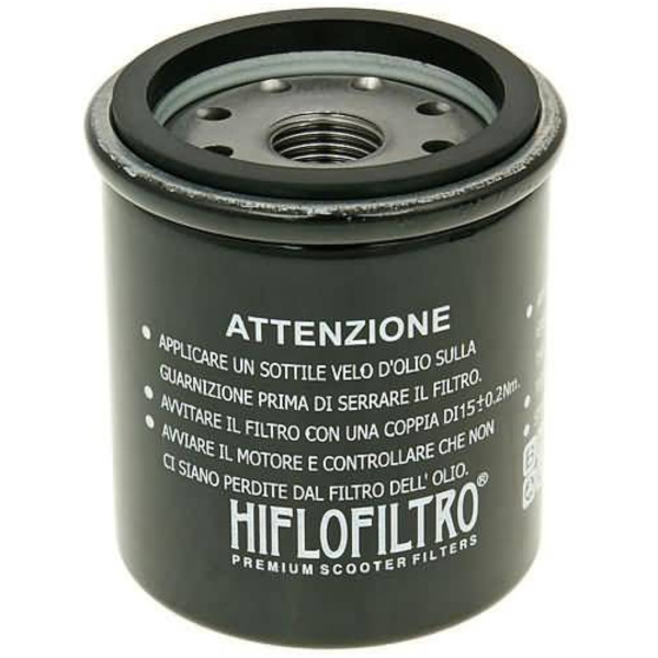 Ölfilter Hiflofiltro für Maxi-Roller mit 4-Takt für: Piaggio Motor 25523 passend für Piaggio Carnaby  125 M60200 2007, 15 PS, 11 kw