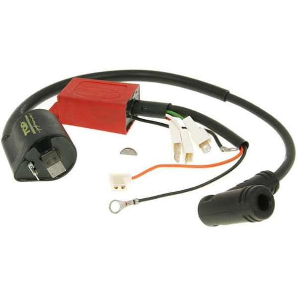 CDI unit with ignition coil Top Performances digital for Piaggio Gilera 25756 fitting for Aprilia SR Ditech Sport 50 RLD10 2004, 4,5 PS, 3,3 kw
