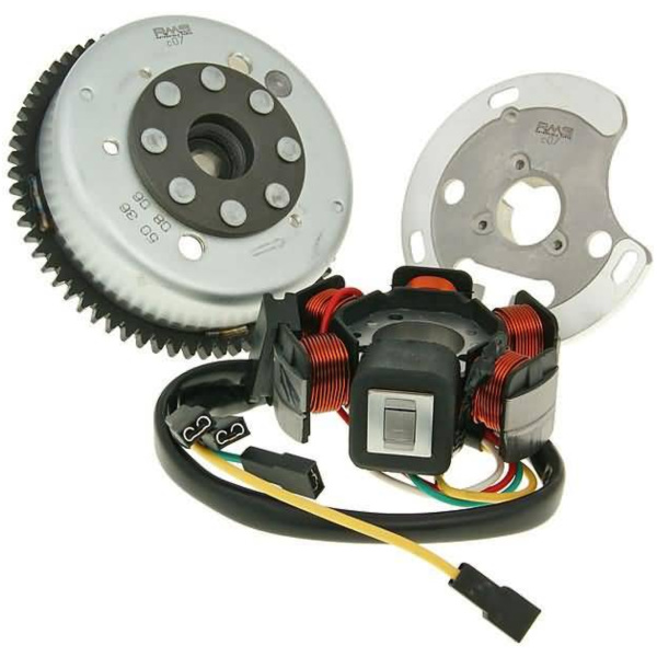 stator flywheel kit for Piaggio / Derbi engine D50B0 E-starter 27900