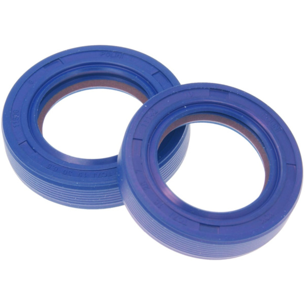 crankshaft oil seal kit Polini FKM/PTFE for Piaggio 285.0001 fitting for Derbi Boulevard  50 BR1A1A 2012, 3,6 PS, 2,6 kw