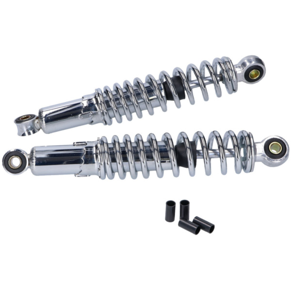 Federbein Stoßdämpfer Satz hinten 280mm Chrom 28744