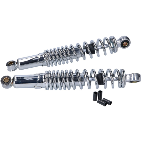 Federbein Stoßdämpfer Satz hinten 310mm Chrom 28746