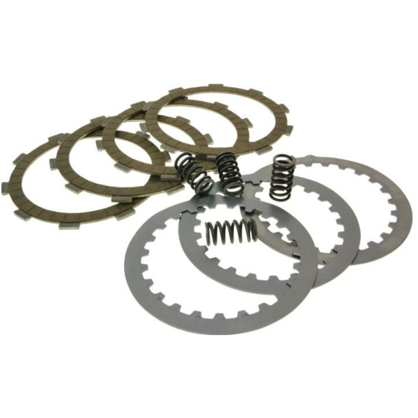 clutch plate / disc set Top Performances 4-friction plate type for Minarelli AM, Generic, KSR-Moto, Keeway, Motobi, Ride, 1E40MA