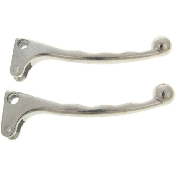 brake lever set left and right aluminum silver for Puch Maxi 29631