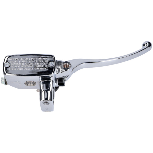 front brake cylinder w/ lever chromed for GY6 Grand Retro (handlebar d=25mm) 32459 fitting for Sukida Roma SK50QT-9 50  , 