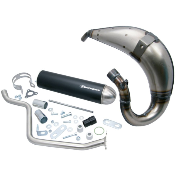 exhaust Tecnigas E-NOX Steel for Malaguti XSM, XTM, X-Limit, XPS, DT50 33263 fitting for Motorhispania RYZ Enduro 50  2006, 