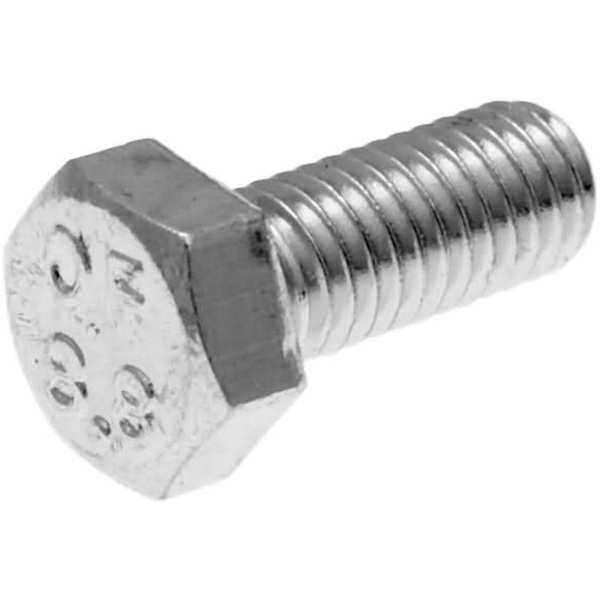 hex cap screws / tap bolts DIN933 M5x12 full thread zinc plated steel (50 pcs) 34273