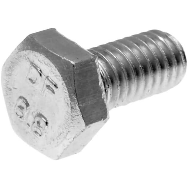 Bolzen Schrauben 6-kant DIN933 M6x12 Vollgewinde verzinkt (50 Stück) 34278