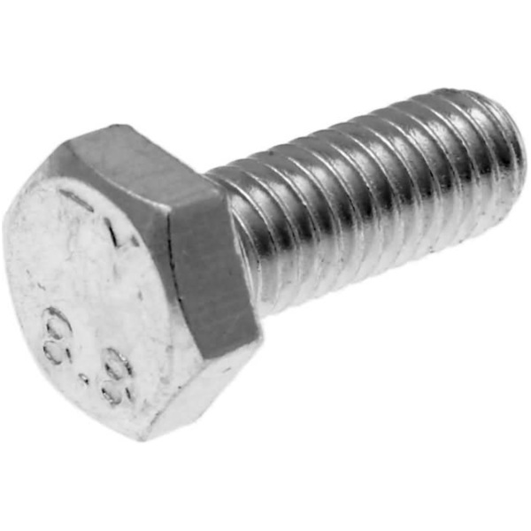 hex cap screws / tap bolts DIN933 M6x16 full thread zinc plated steel (50 pcs) 34279