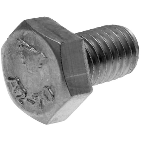 Bolzen Schrauben 6-kant DIN933 M8x12 Vollgewinde Edelstahl A2 (50 Stück) 34330