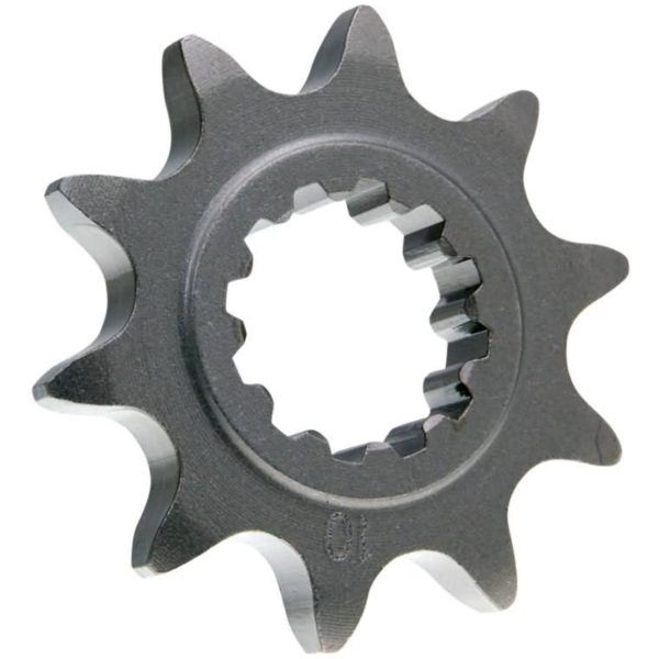 front sprocket 420 - 10 teeth for Minarelli AM, Generic, for: KSR-Moto, Keeway, Motobi, Ride, 1E40MA, 1E40MB 34931 fitting for Yamaha TZR  50 RA033 2007, 1,8/8,1 PS, 1,3/5,94 kw