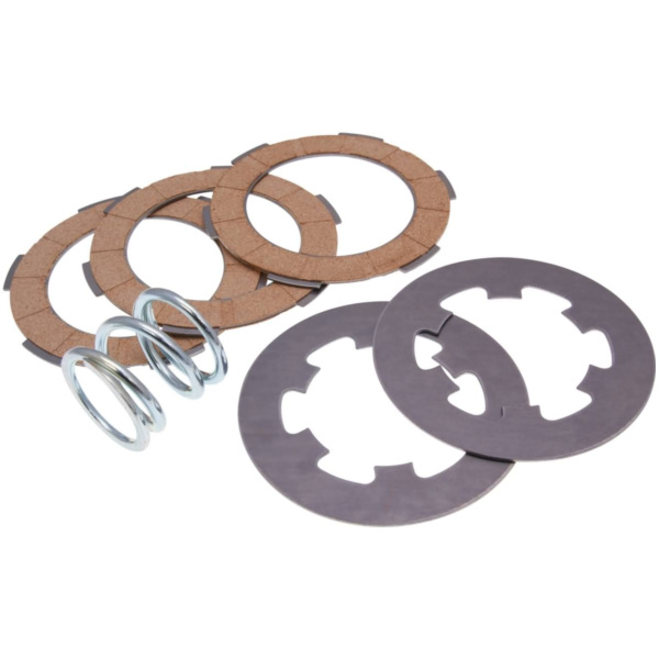 clutch disc set, cork and steel clutch friction plates incl. spring Ferodo for Vespa 50, 90, 125 Primavera, ET3 35403 fitting for Vespa V Racer 90 V9SS2T 1971, 