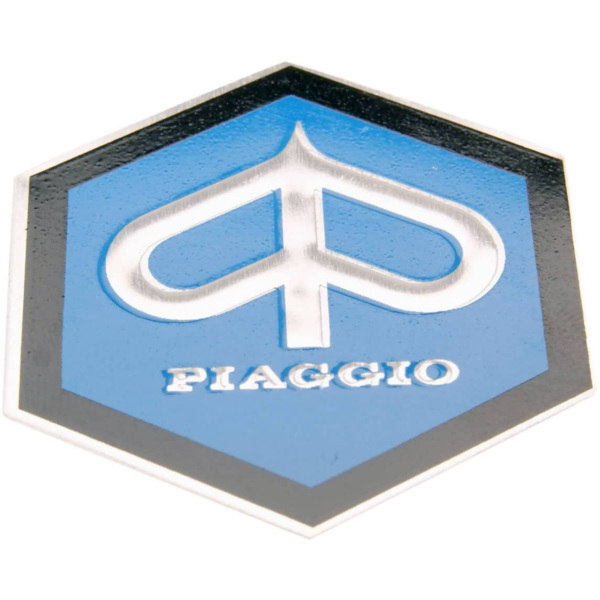 horn cover emblem / badge Piaggio 42mm flat to glue for Piaggio Ape, Vespa Gl, Rally 36353