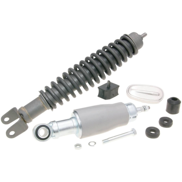 Federbein Fahrwerkskit / Stoßdämpfer Satz phosphatiert / grau für Vespa Primavera, ET3 125, Vespa 50 36691 passend für Vespa V  50 V5SA1T 1977, 2,5 PS, 1,8 kw