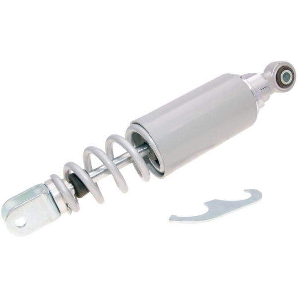 rear shock absorber Carbone Sport 285mm silver / grey for Aprilia Scarabeo 50 (Minarelli engine) 36772