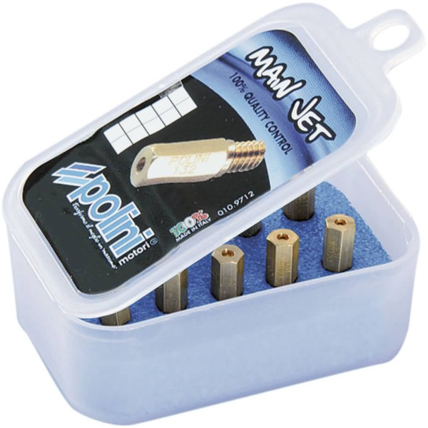 main jet set Polini for Keihin PWK and Polini CP carburetor size 100-118 370.0003