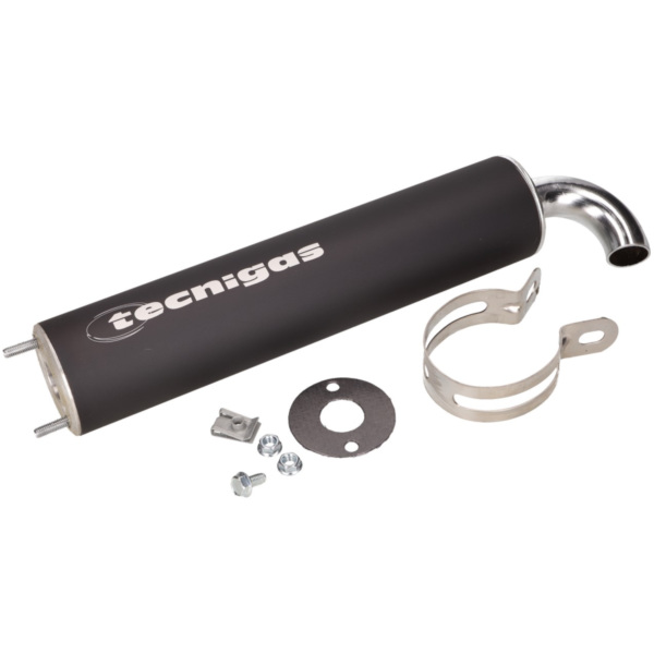 Endtopf Endschalldämpfer Tecnigas Next-R schwarz 37808 passend für Peugeot Speedfight Ultimate Edition 50 VGA S1BBBA/BBCA 2008, 4,6 PS, 3,4 kw