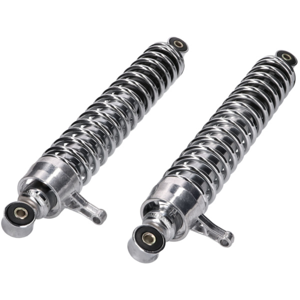 Federbein Stoßdämpfer Satz 380mm verstellbar für Simson S51, S70, S53, S83 Enduro 39146