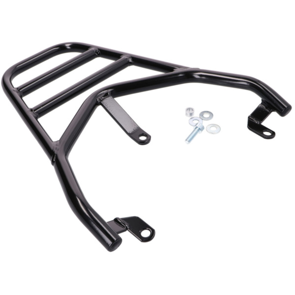 Koffer Top Case Träger / Gepäckträger schwarz für Peugeot Kisbee 50 RS, Streetzone, Sportline 40965