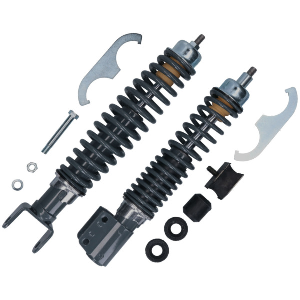 Federbein Stoßdämpfer Kit vorn + hinten Carbone Sport RS einstellbar für Vespa Largeframe 40992