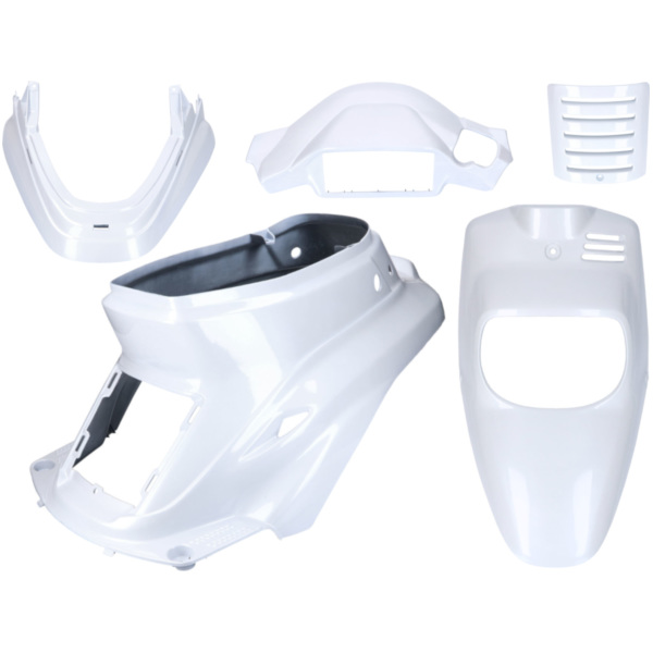 fairing kit white metallic 5-part for MBK Booster -2004, Yamaha BWS -2004 41138