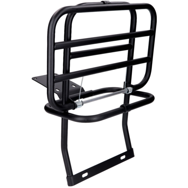 Transport Gepäckträger hinten schwarz klappbar für Vespa PX, LML 42446