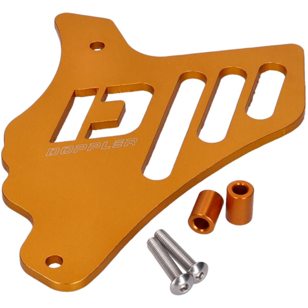 front sprocket cover Doppler gold for Minarelli AM, Generic, KSR-Moto, Keeway, Motobi, Ride 42857-GO