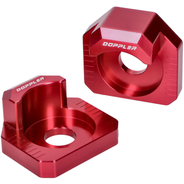 Kettenspanner Gleitstück Set Doppler rot für Rieju MRT, MRX, SMX, Tango, RS3 -17 42865-RE