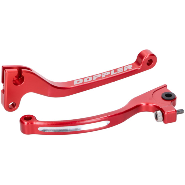 brake and clutch lever set Doppler CNC red for Rieju, Derbi, Sherco (w/ AJP brake) 42881-RE