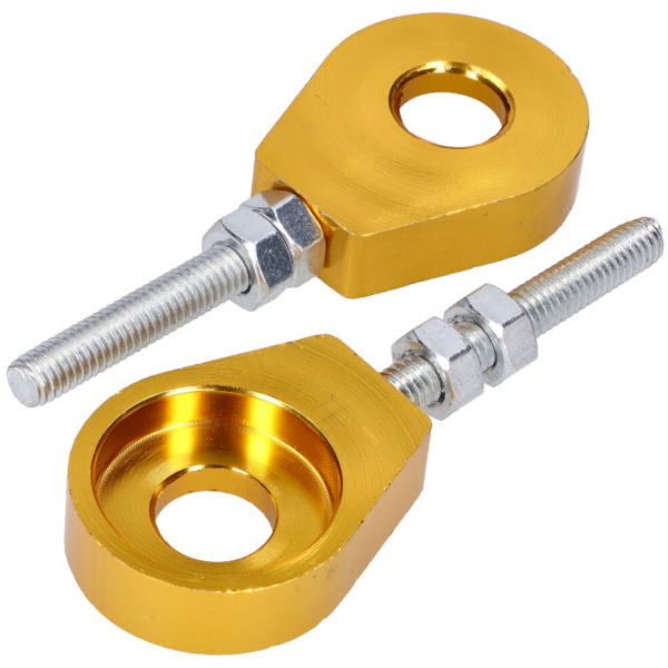 chain tensioner set aluminum gold anodized 12mm 43010-GO