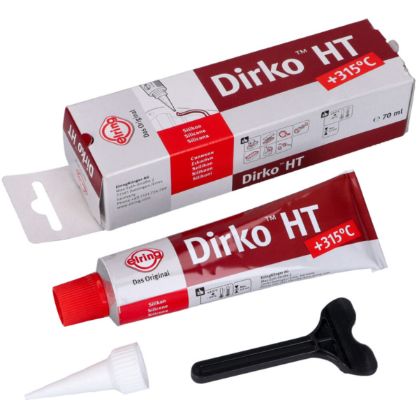 sealant Dirko HT silicone red +315°C 70ml 43148